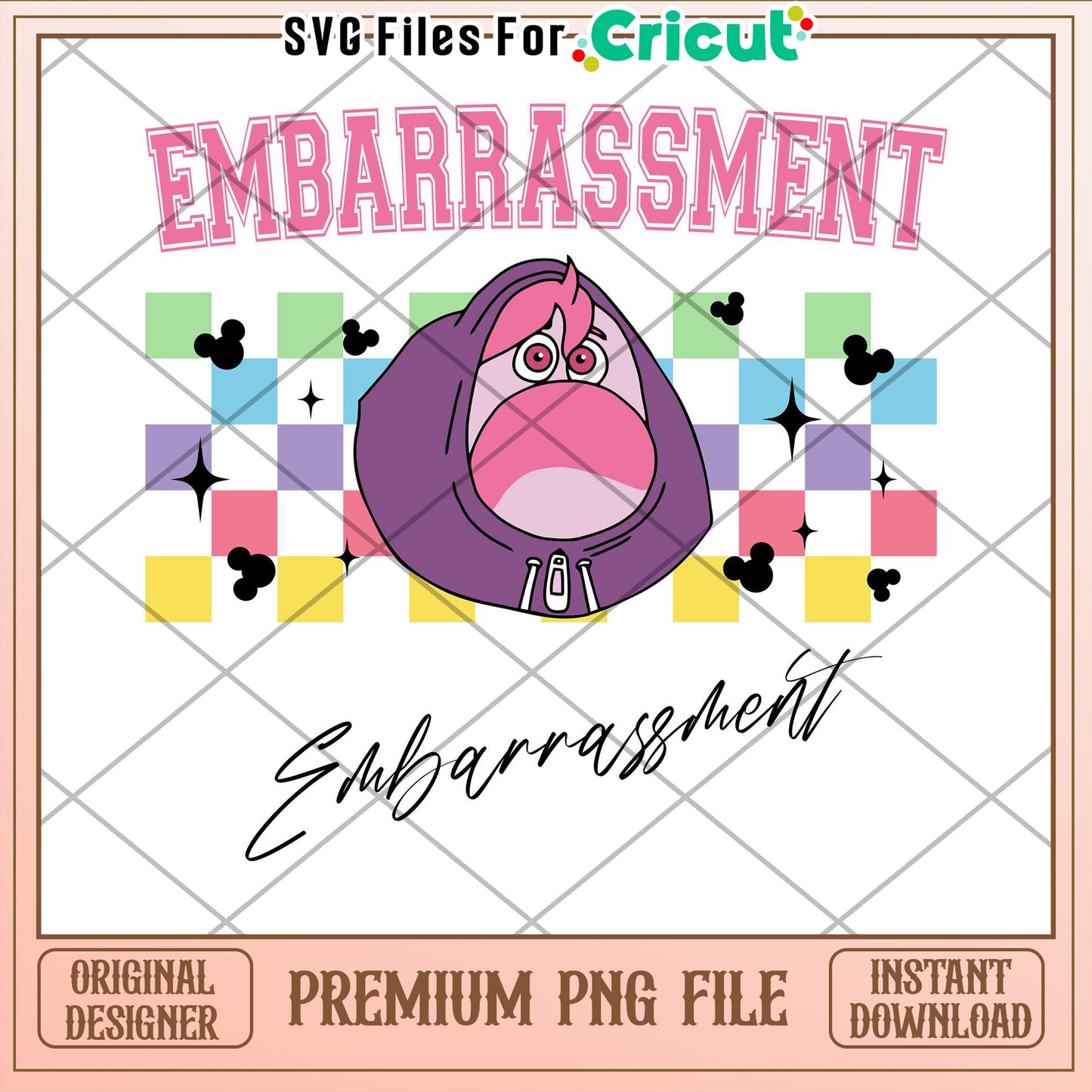 Embarrassment PNG Cricut File