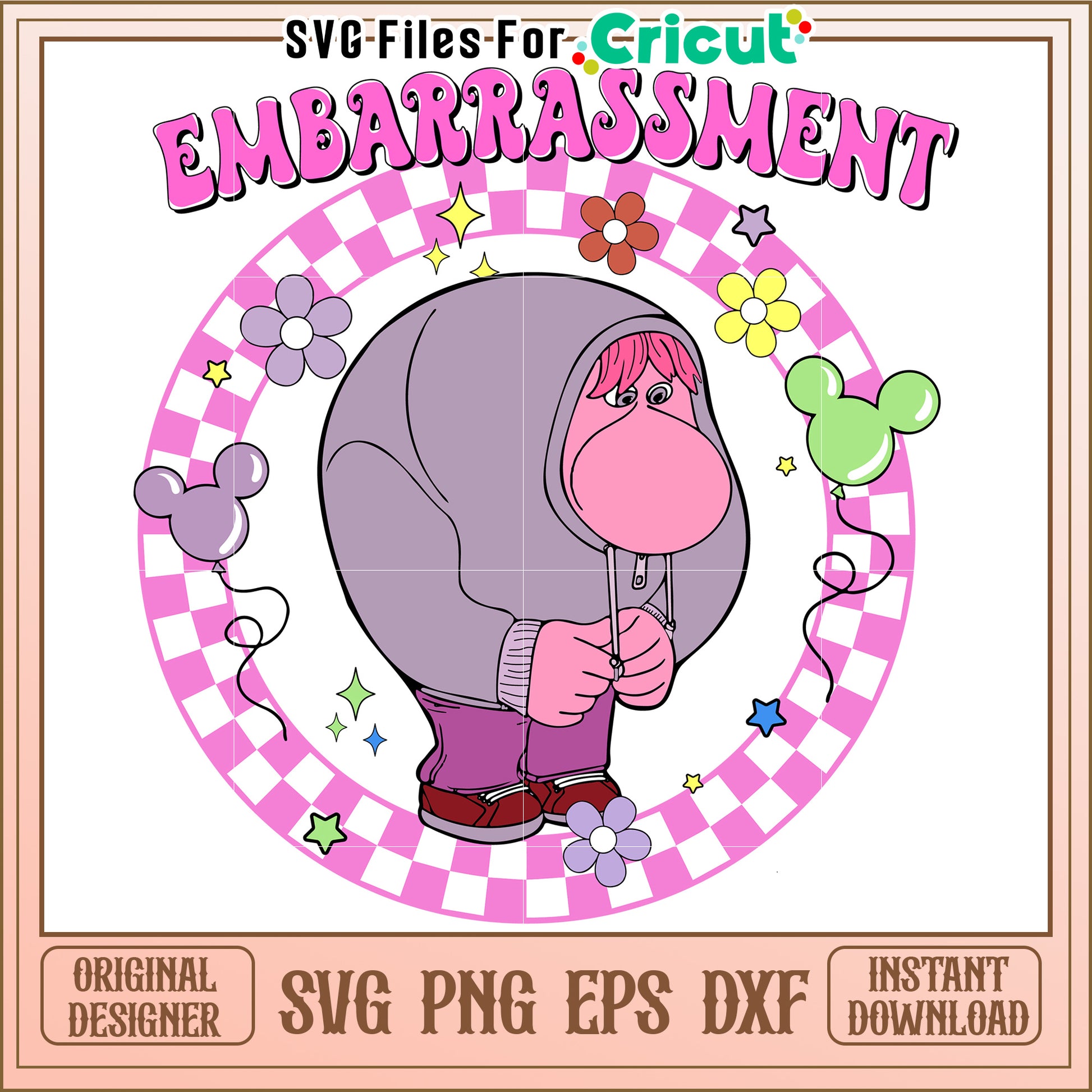 Embarrassment SVG Design Instant Download