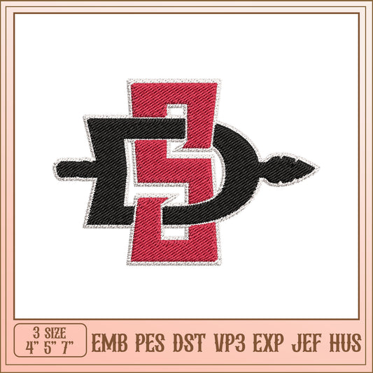 Embroidery Design 3 Sizes, Multiple Formats