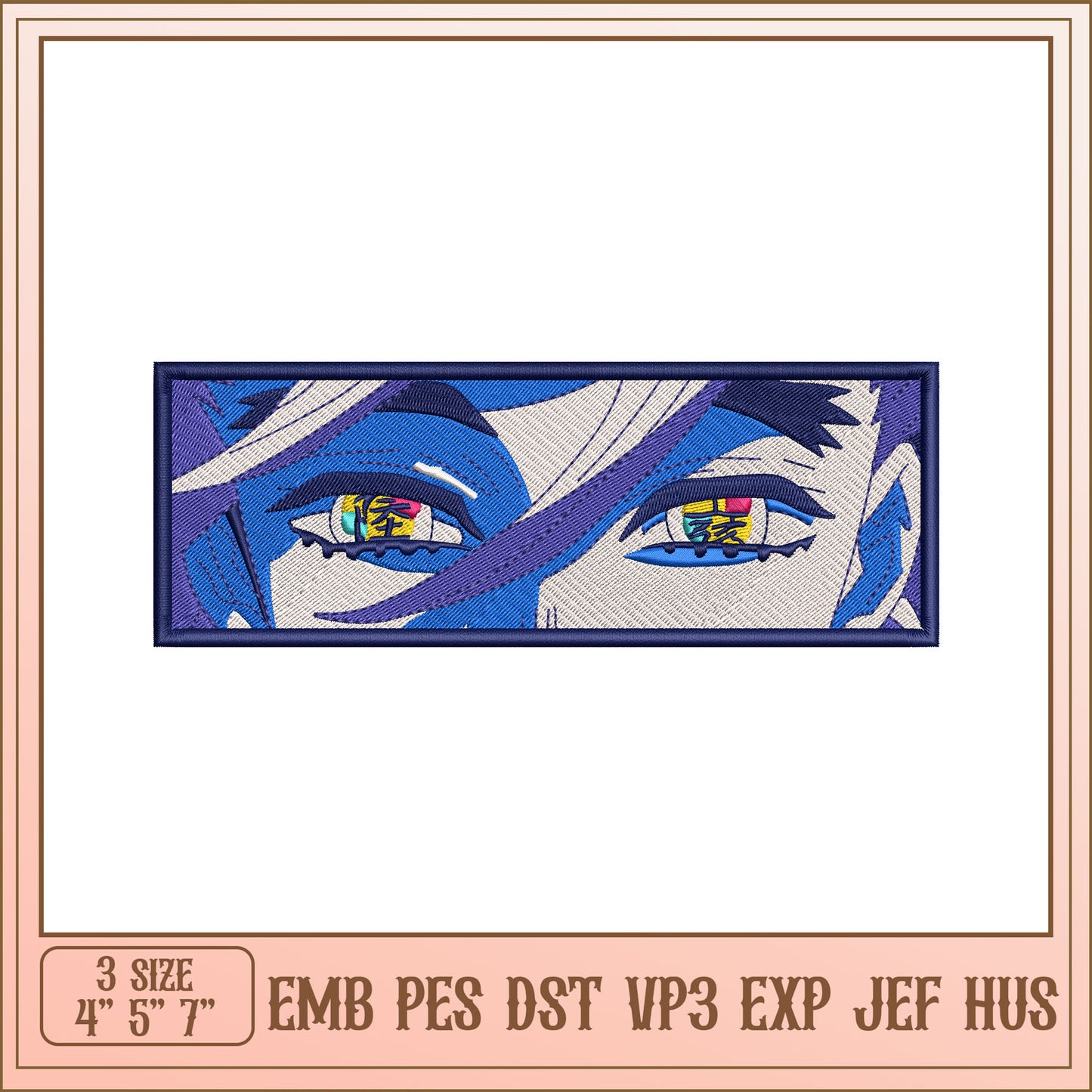 Embroidery Design Anime Eyes