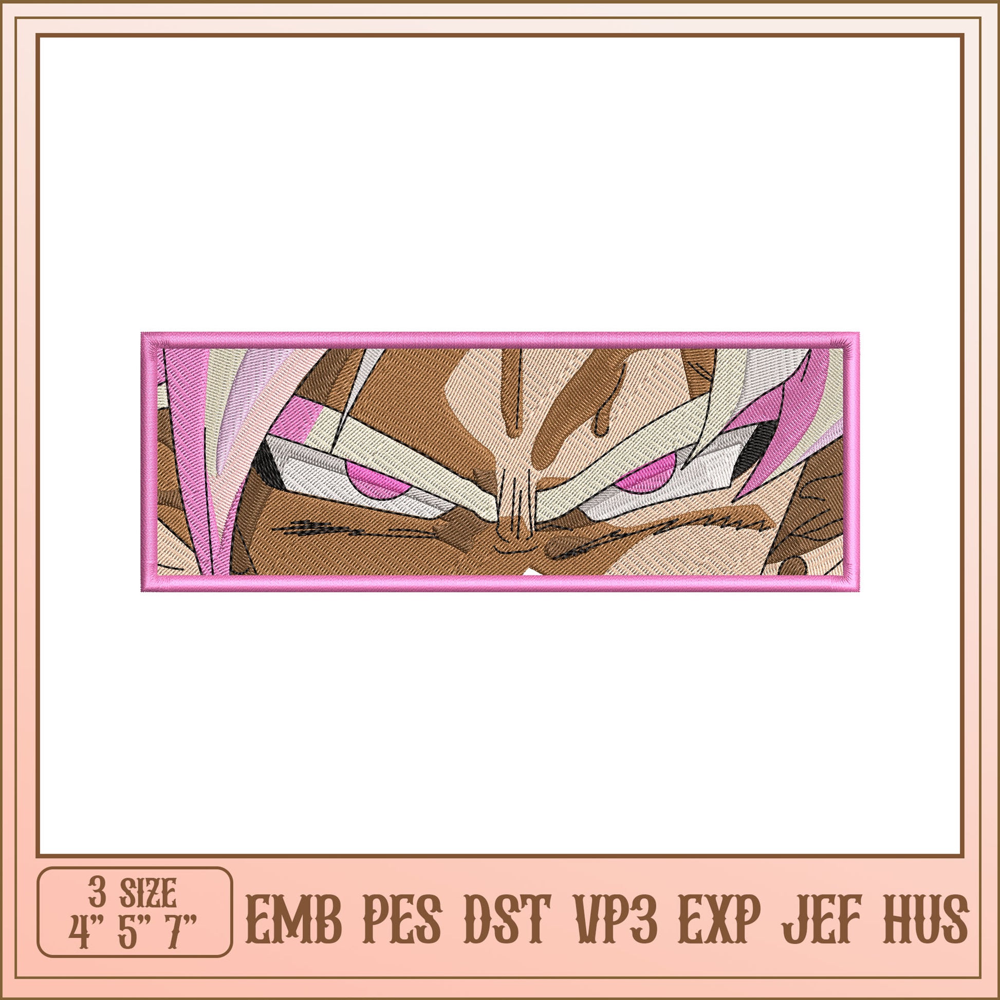 Embroidery Design Anime Eyes Patch