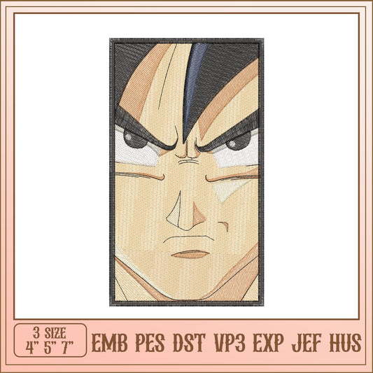 Embroidery Design Anime Face