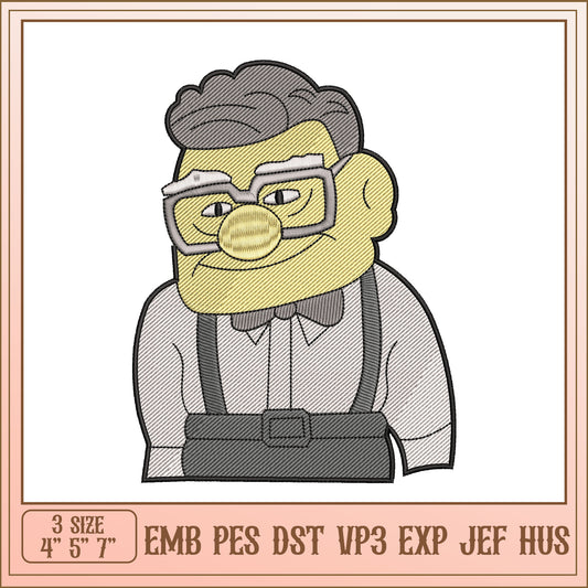 Embroidery Design Carl Fredricksen