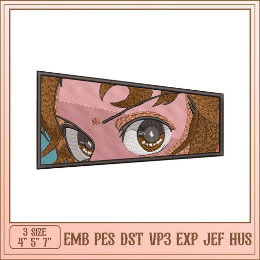 Embroidery Design Eye Catching Character 3 Sizes Available