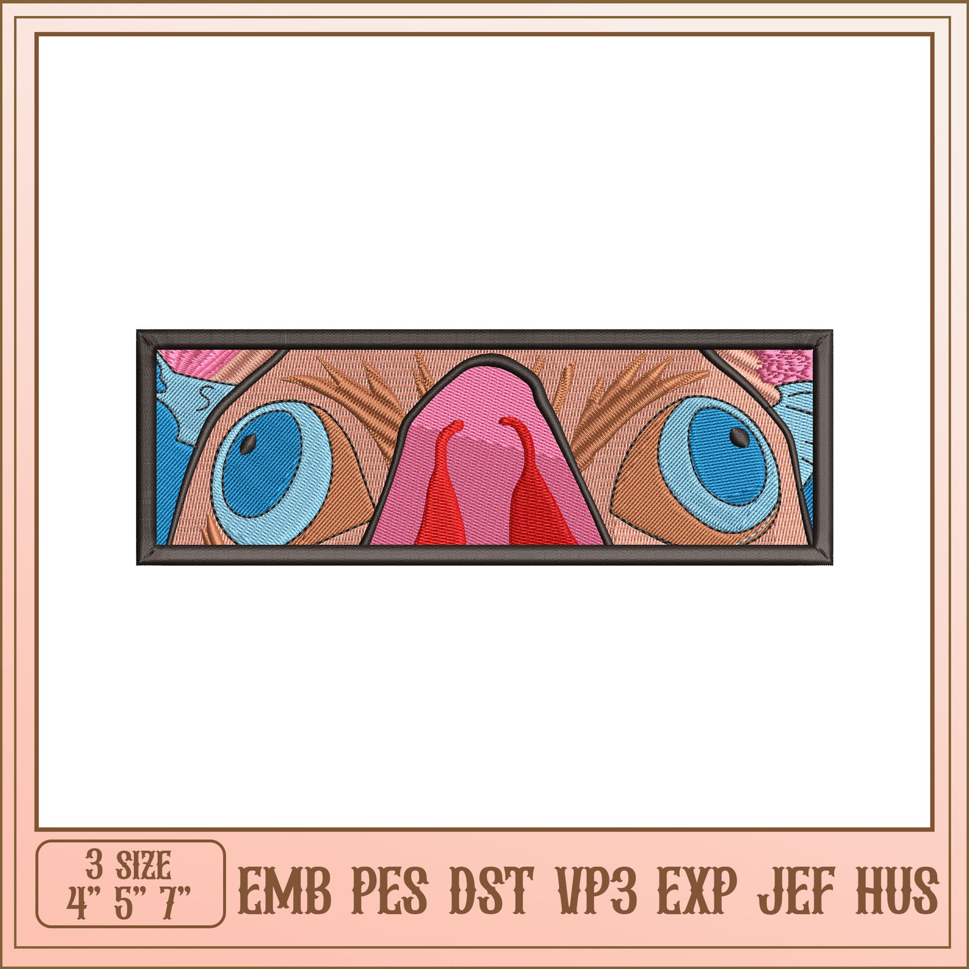 Embroidery Design Eyes Patch