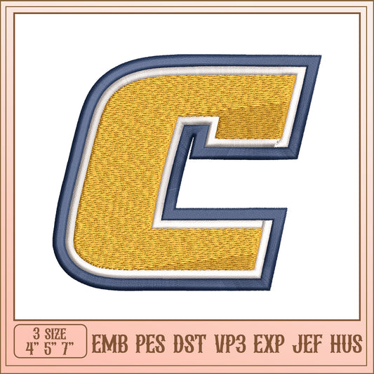 Embroidery Design Letter C