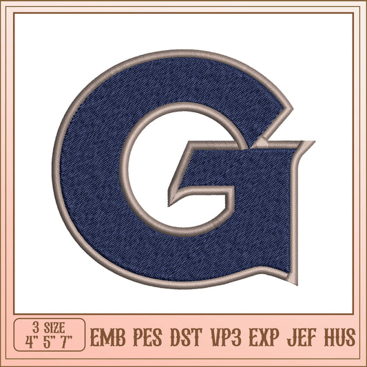 Embroidery Design Letter G
