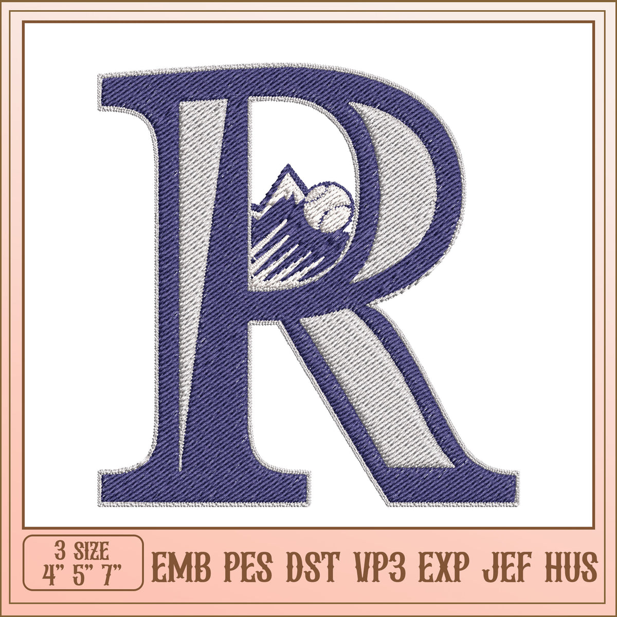 Embroidery Pattern Letter R Embroidery Design Letter R – svg files for cricut