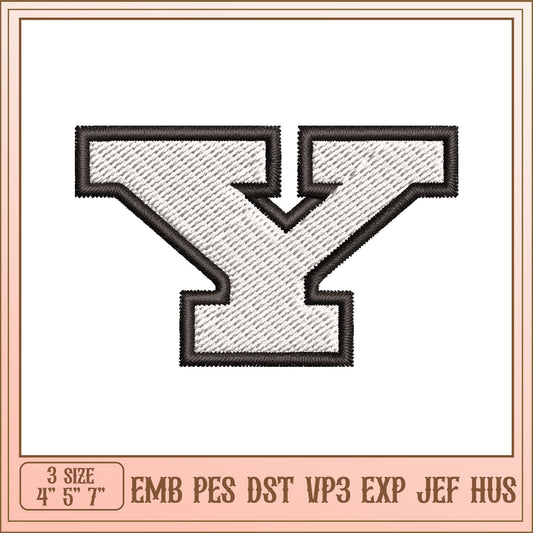 Embroidery Design Letter Y