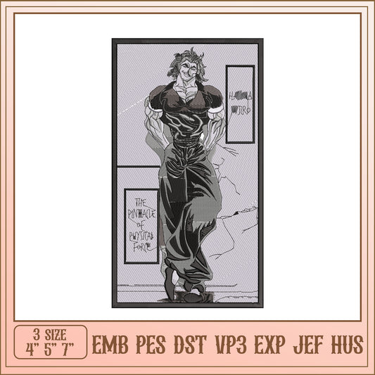 Embroidery Design Pinnacle of Physical Force