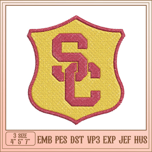 Embroidery Design SC Shield