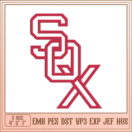 Embroidery Design SGX Monogram