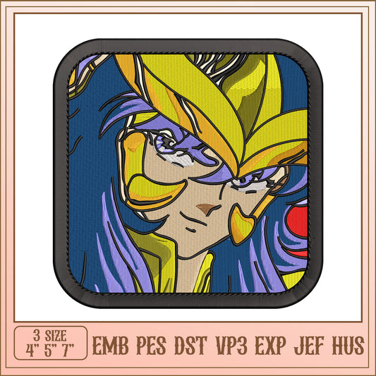 Embroidery Design Saint Seiya Virgo Patch