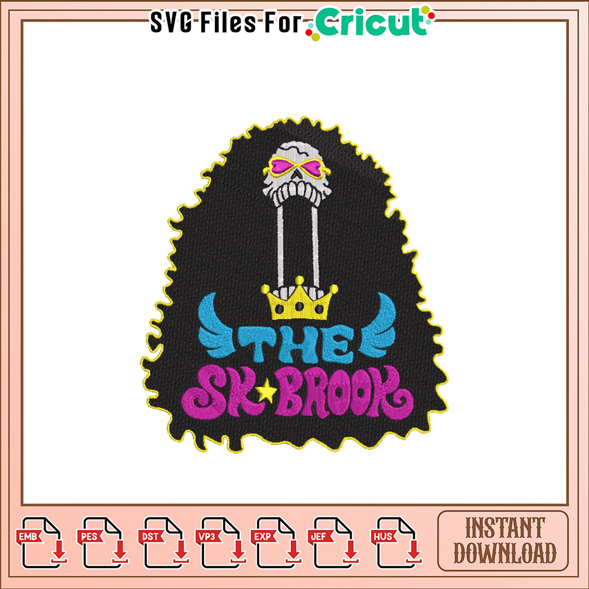 Embroidery Design Skelly Graphic for Unique Projects