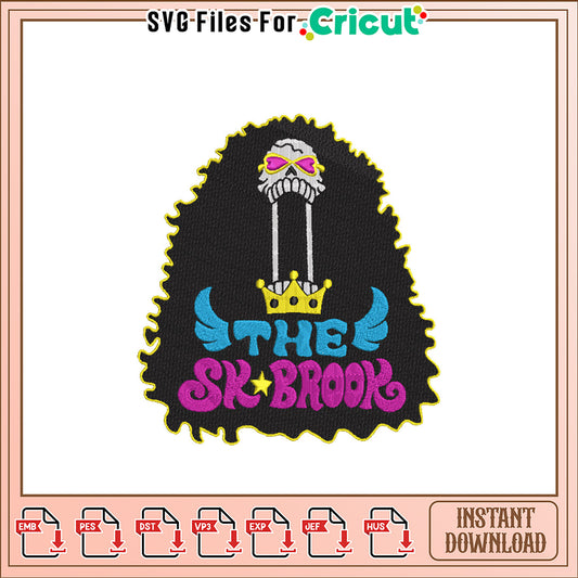 Embroidery Design Skelly Graphic for Unique Projects