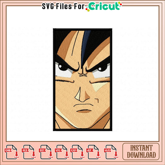 Embroidery Design for Anime Character Instant Download