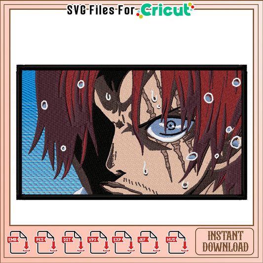 Embroidery Design for Anime Style Character Art Download