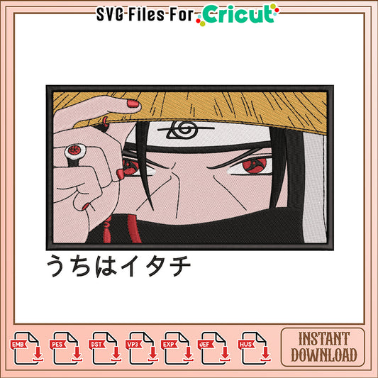 Embroidery Design of Iconic Anime Character Embroidery