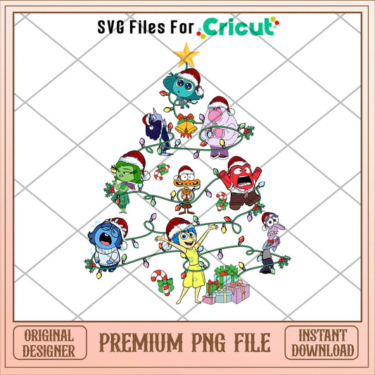 Emotion christmas tree svg, christmas tree svg, chrismas svg