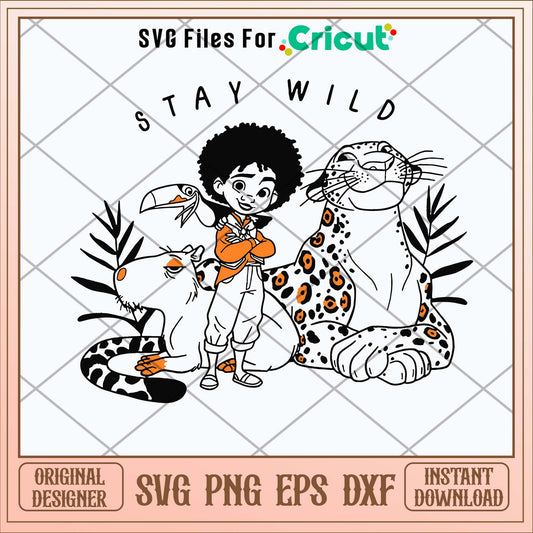 Encanto Antonio Stay Wild Svg