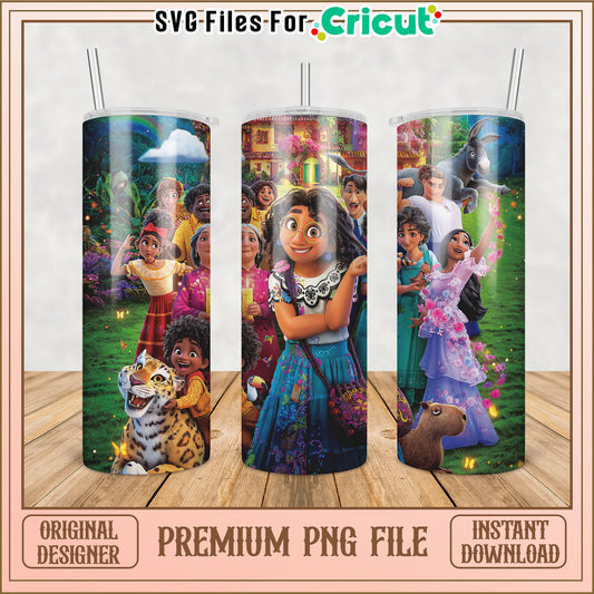 Encanto Tumbler PNG Sublimation Design