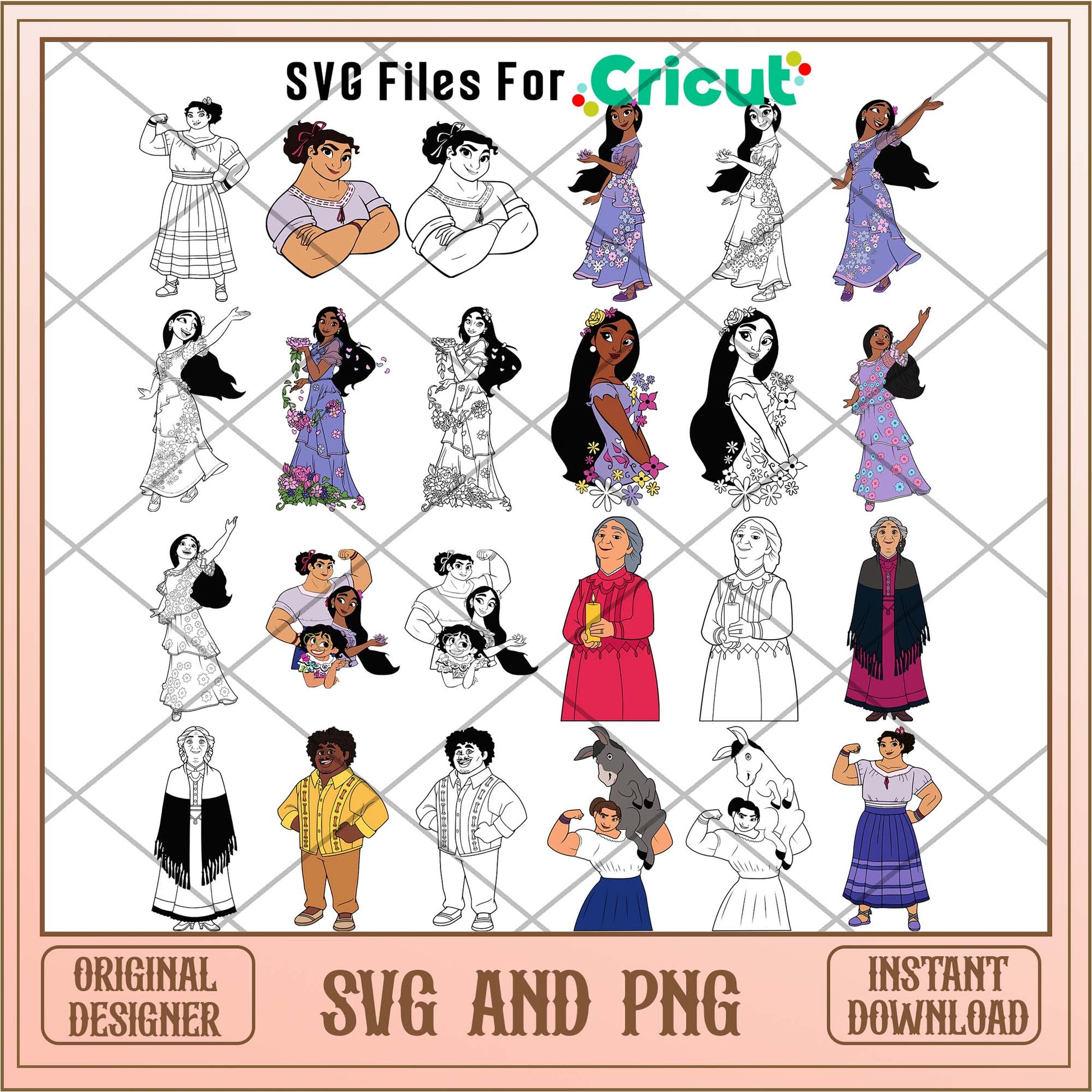 Disney friends Encanto svg bundle ver 5