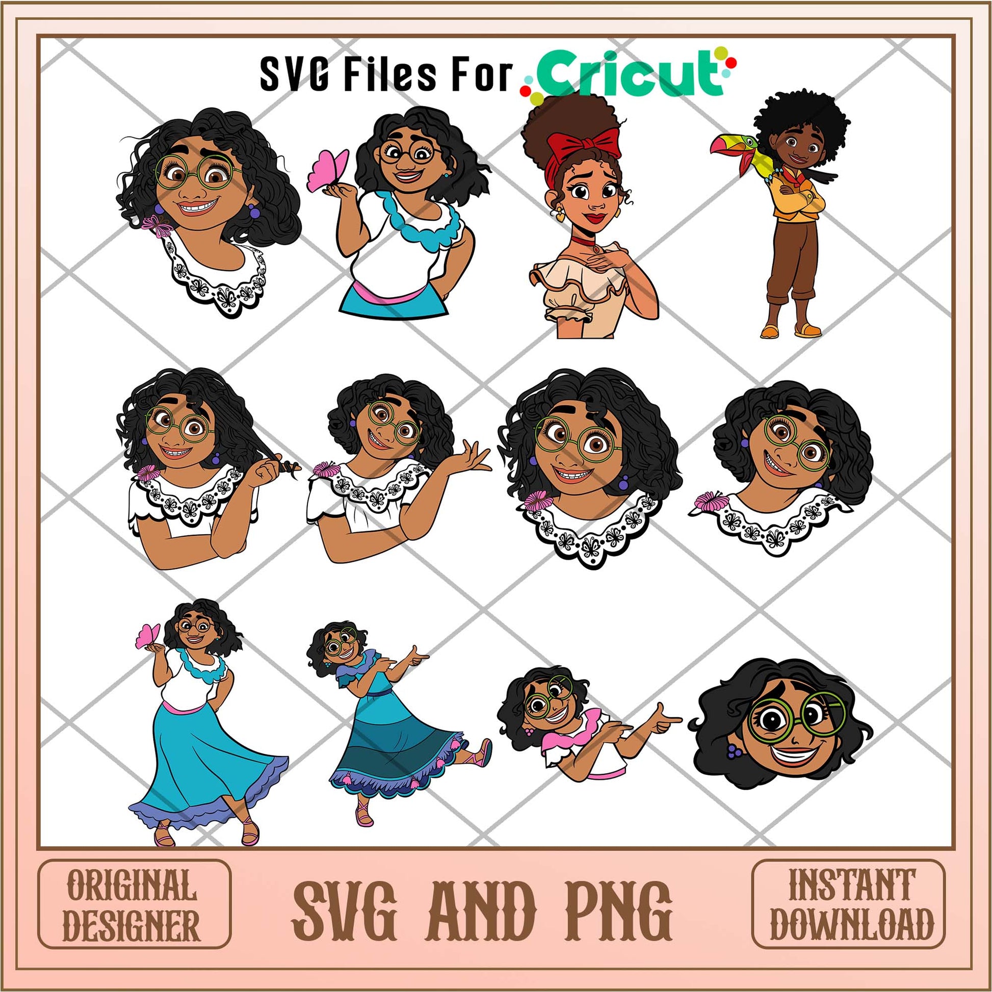 Disney friends Encanto svg bundle ver 8