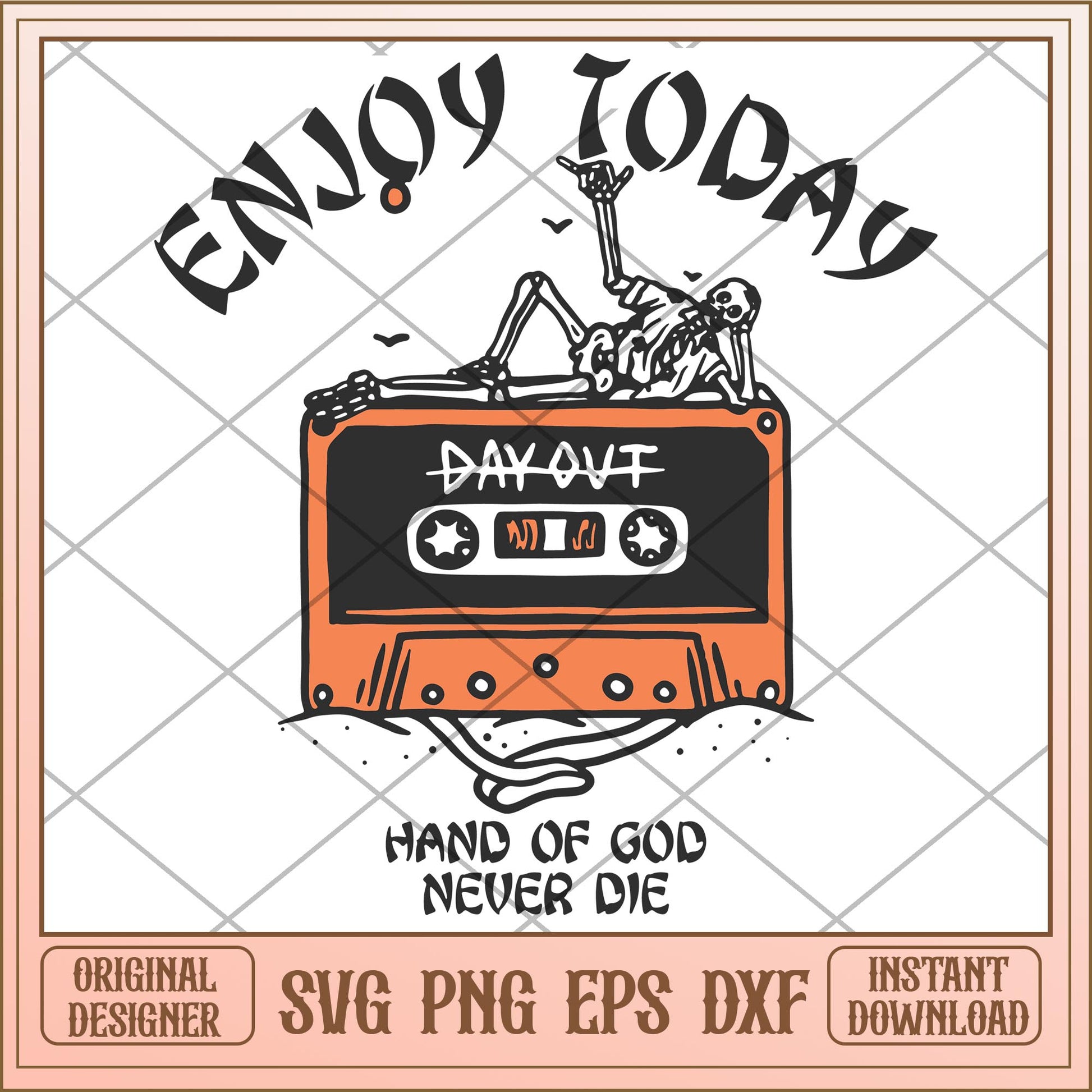 Enjoy today hand of god never die svg, halloween characters svg, digital download