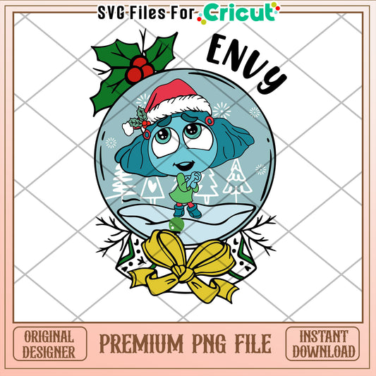 Envy Christmas Snow Globe PNG