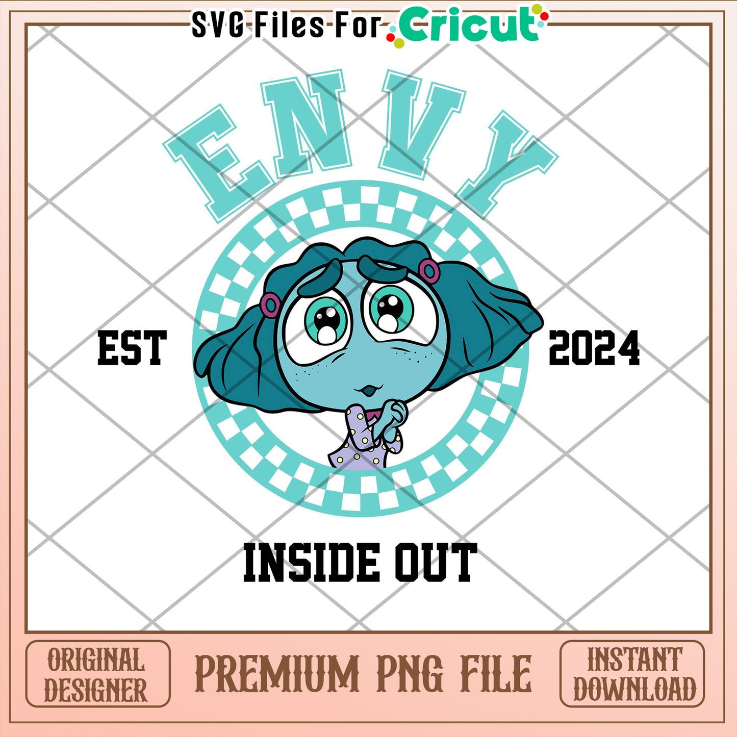 Envy Inside Out PNG Cricut Design 2024