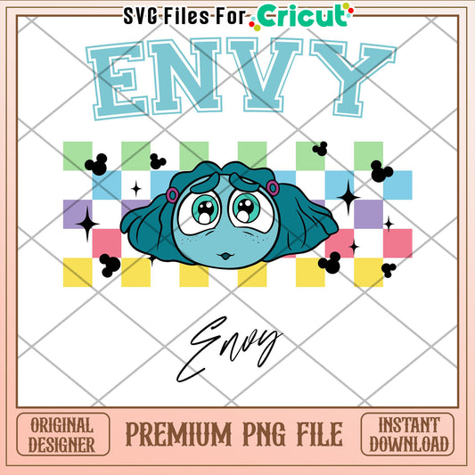 Envy PNG Cricut File Instant Download