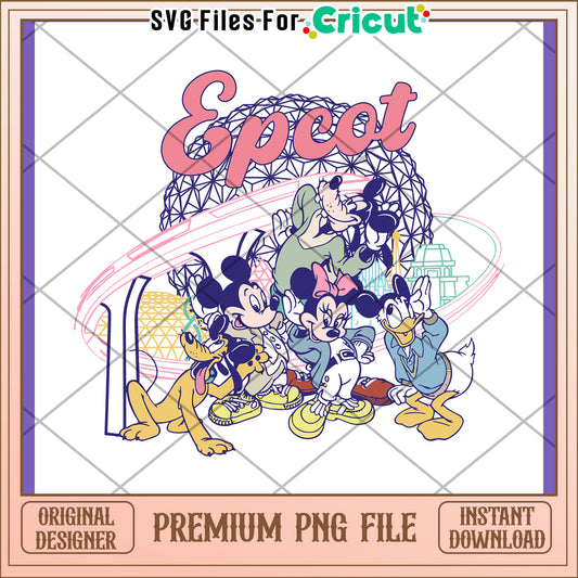 Epcot Disney PNG Design Download