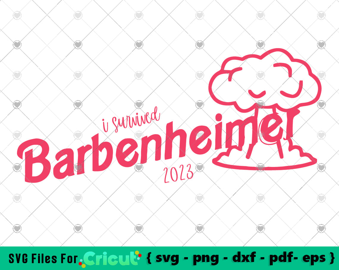 i survived Barbenheimer 2023 svg