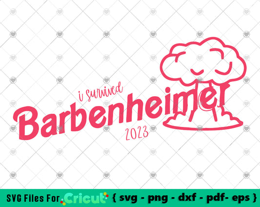 i survived Barbenheimer 2023 svg