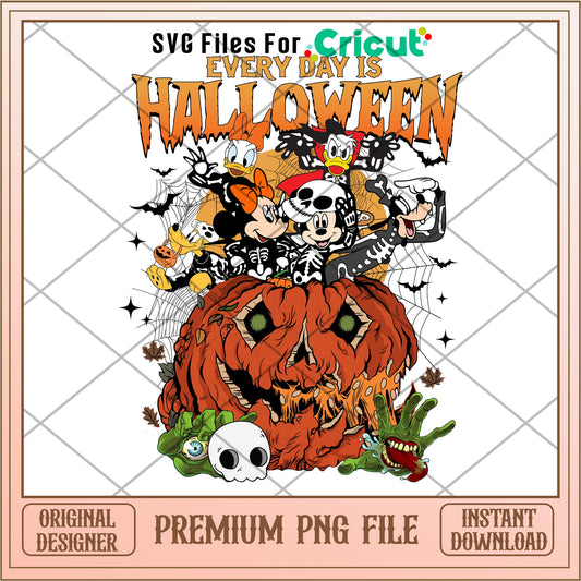Every Day Is Halloween  png, Disney characters png, Digital Download