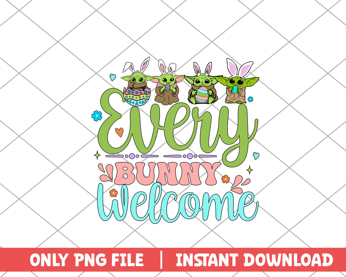 Every bunny welcome easter png 