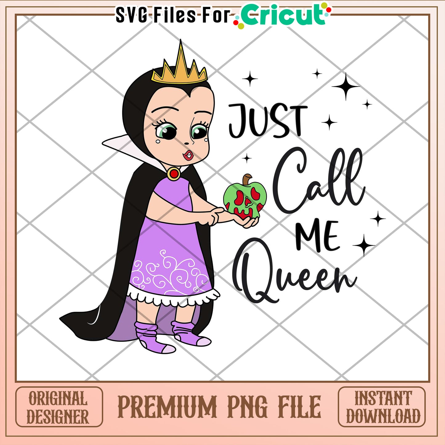 Evil Queen PNG Sublimation Design