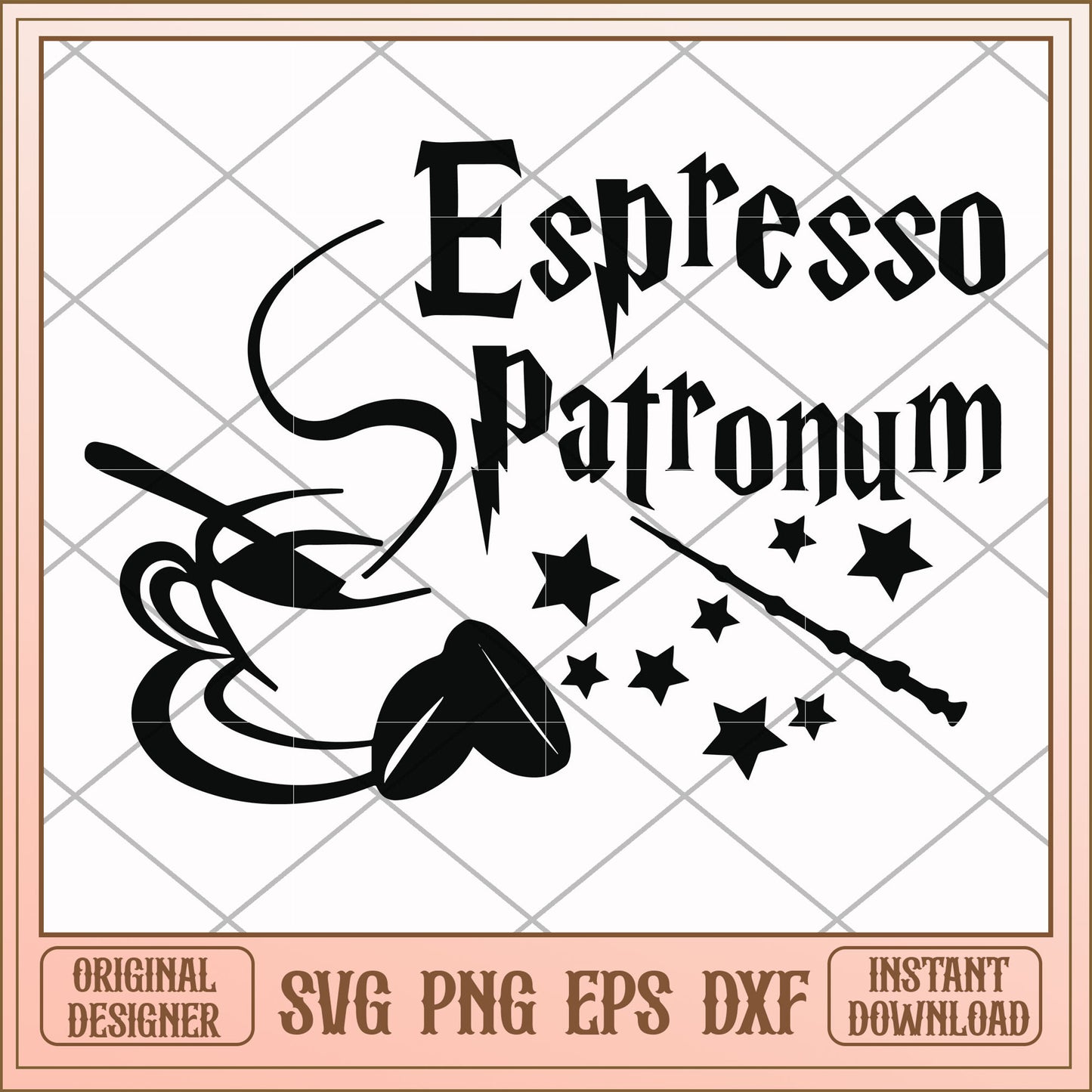 Expresso patronum coffee svg, coffee svg, funny svg
