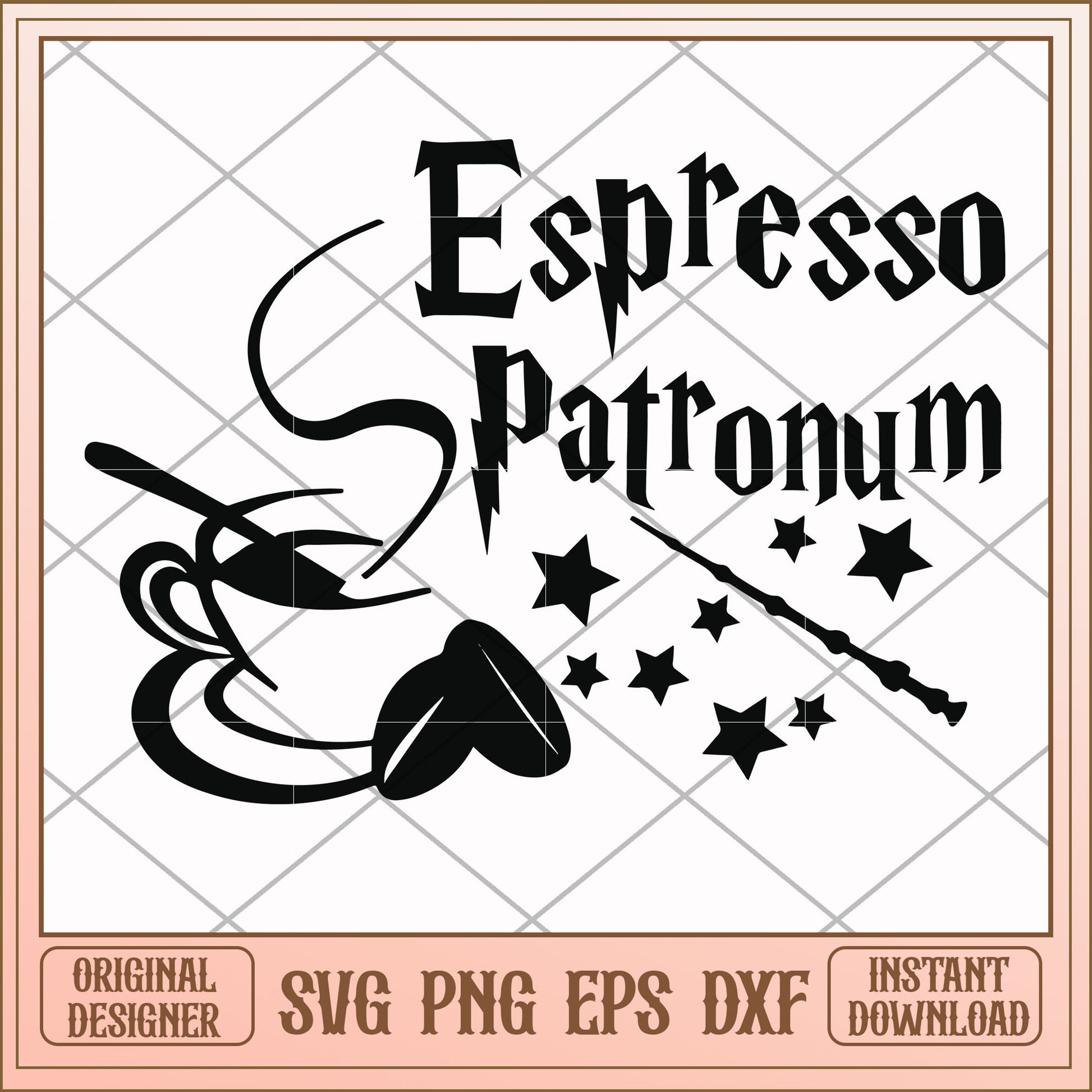 Expresso patronum coffee svg, coffee svg, funny svg