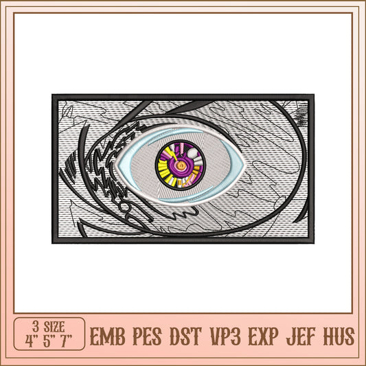 Eye Embroidery Design - EMB PES DST