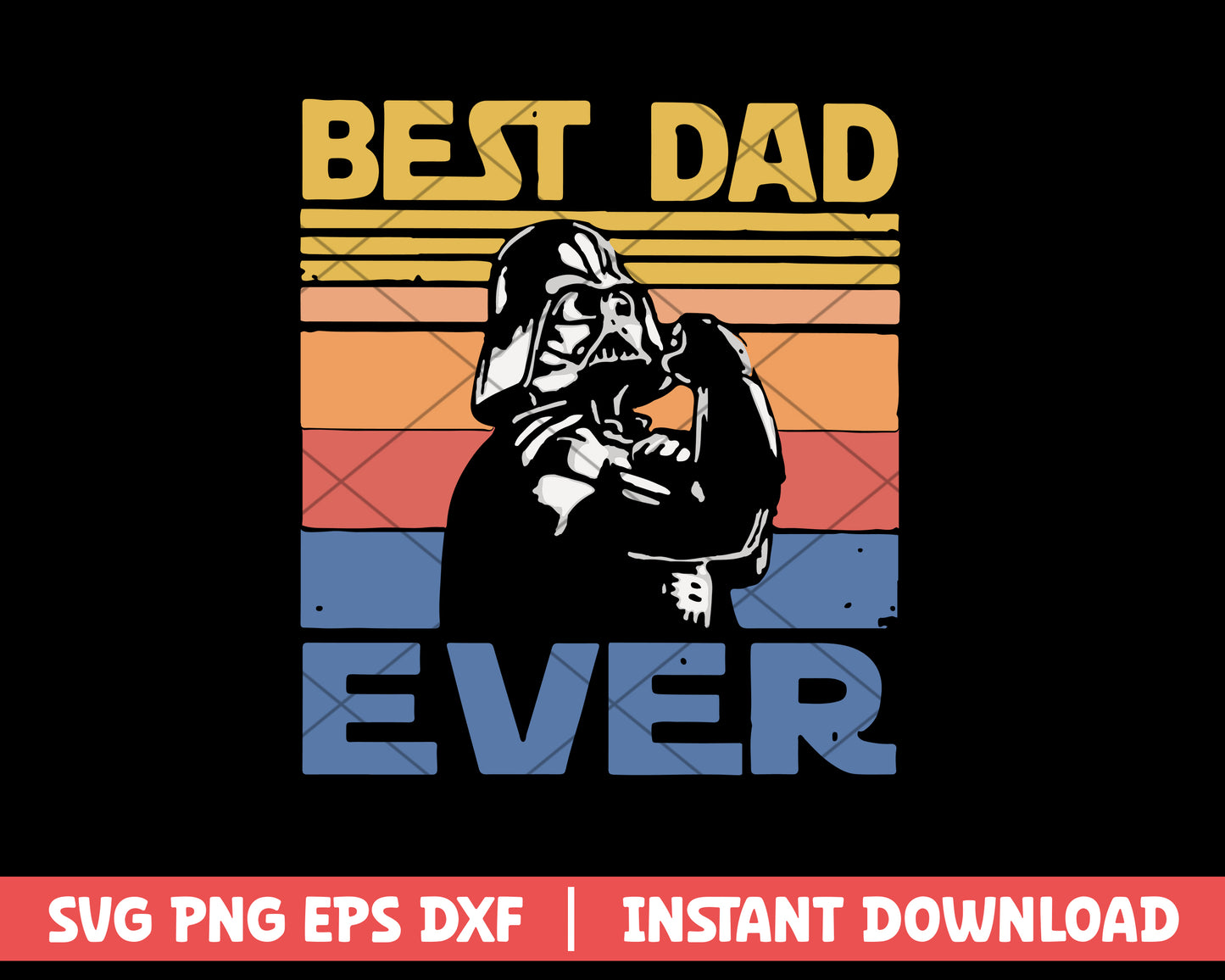 Best Dad Ever Svg, Star Wras svg