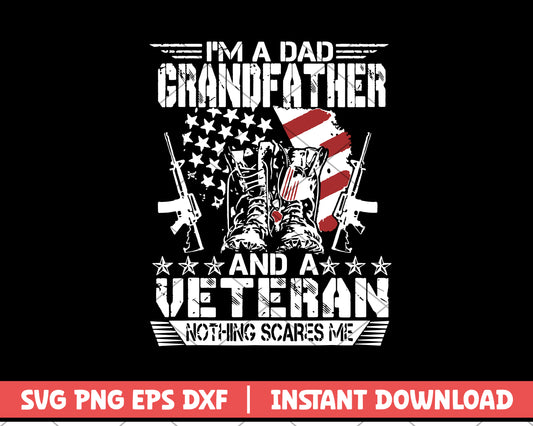 Veteran Father Day Shirt I’m A Dad svg