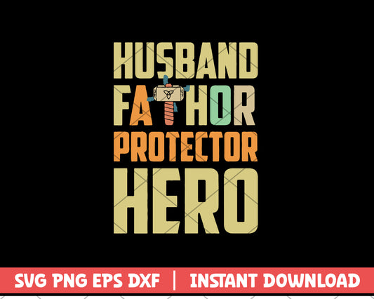 Husband father protector  svg