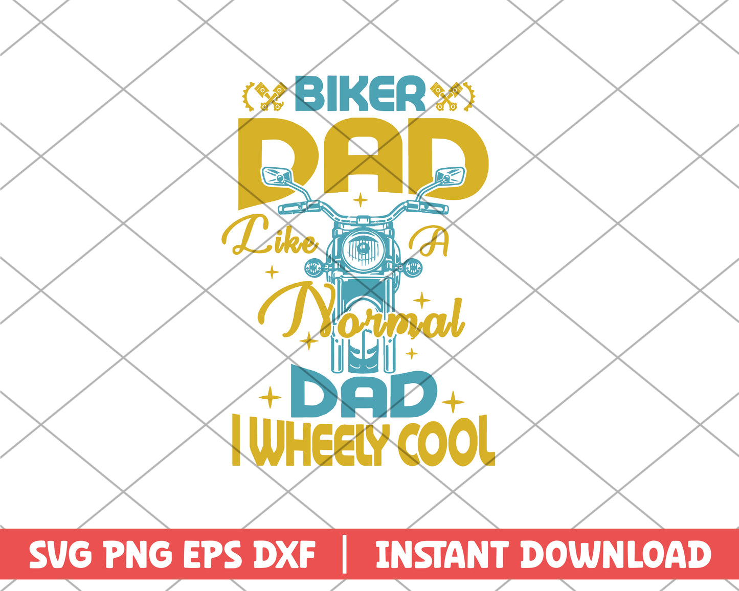 Bike dad svg, Fathers day svg