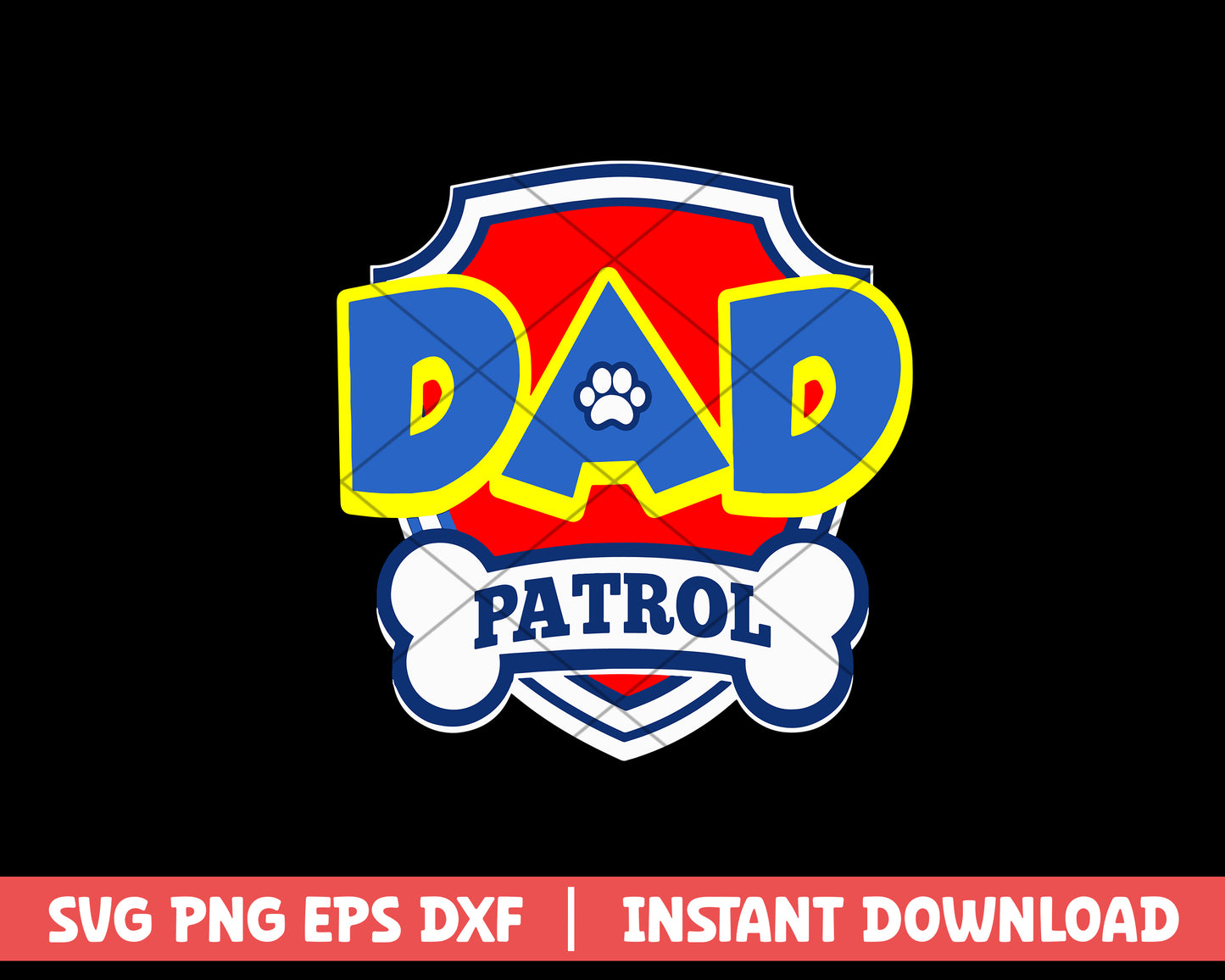 Dad Paw Patrol svg