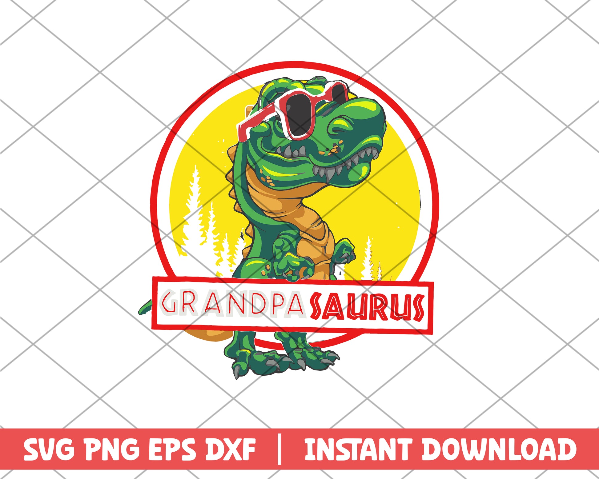 Grandpasaurus T rex Grandpa Saurus svg