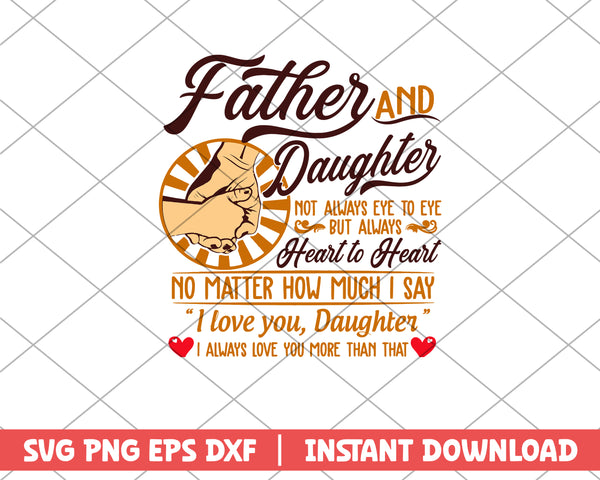 Father and Daughter svg