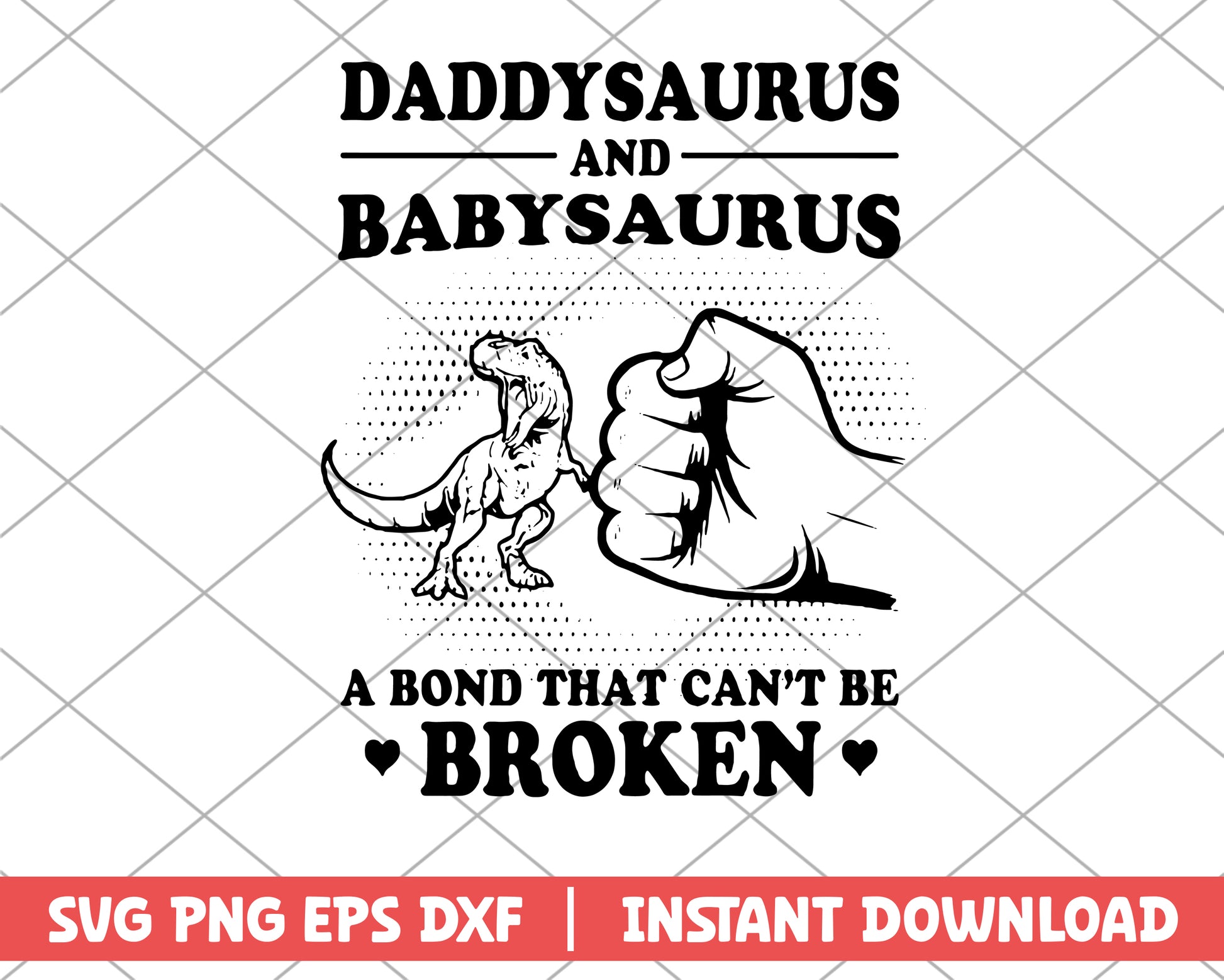 daddysaurus and babysaurus svg