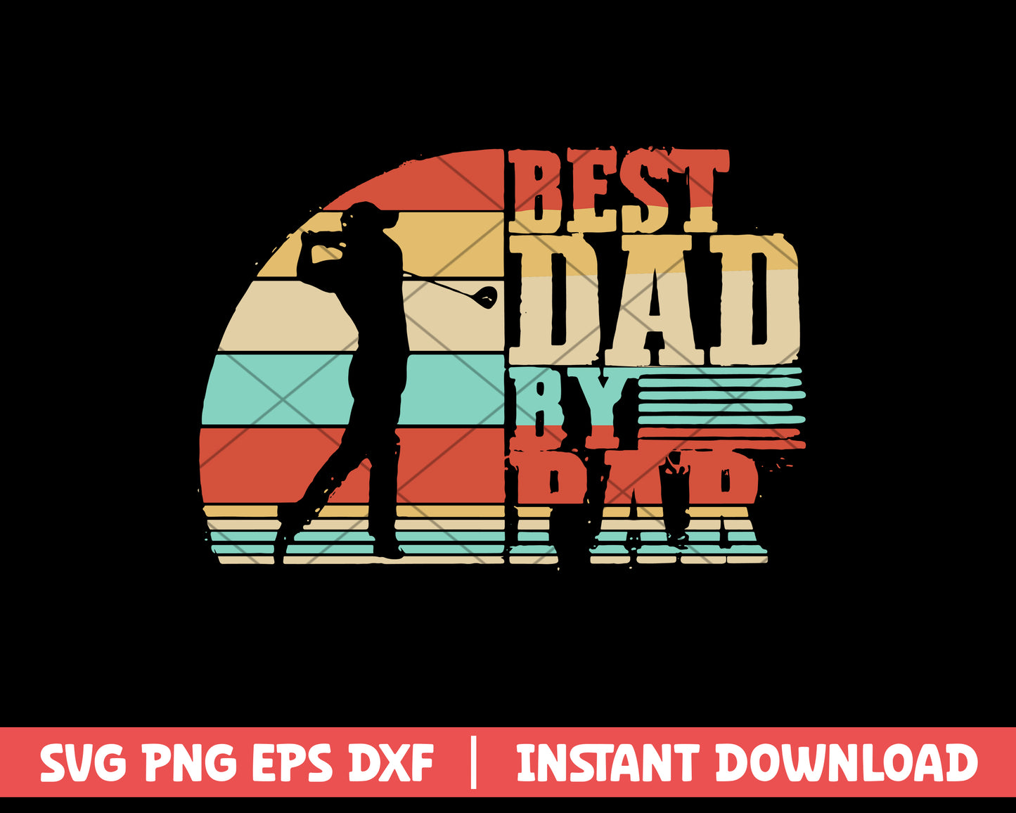 Best Dad By Par Svg, Best Dad svg