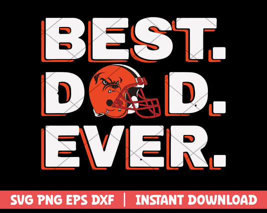 Best Dad Ever cleaveland browns svg